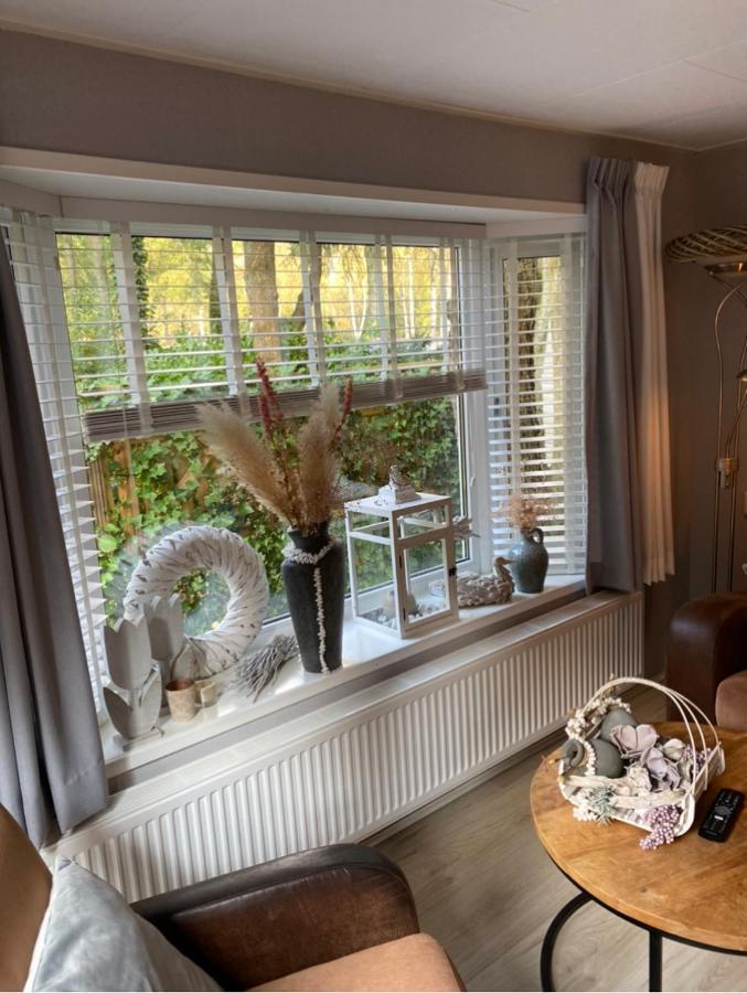 Luxe Chalet Met Prachtig Terras Op De Veluwe , Veel Privacy 霍德鲁 外观 照片